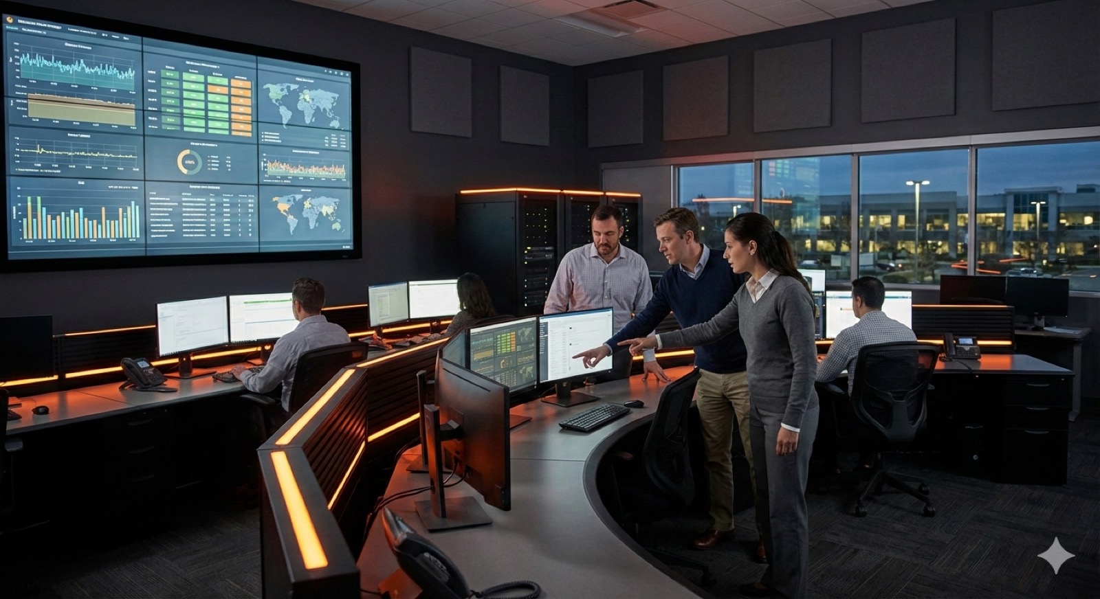 AWG Park software and automation control room in Qatar